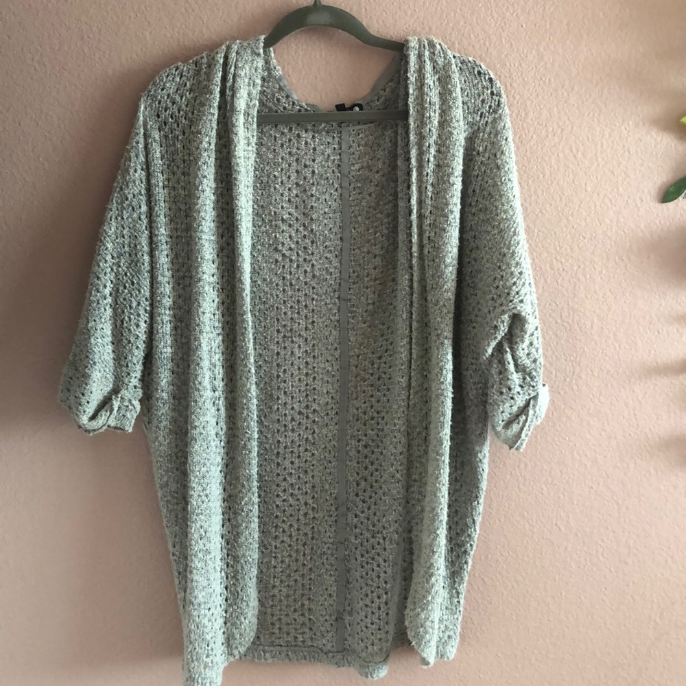 vintage oversized knit cardigan